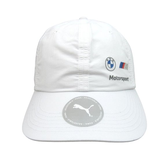 Puma BMW M Motorsport White Baseball Cap Hat Adult One Size Fit NEW - Picture 1 of 14
